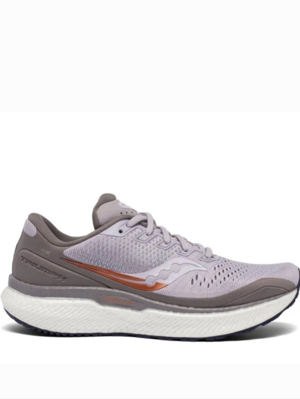 Saucony Women's Triumph 18 Gray & Lavendar Running Shoes Size 7.5 M